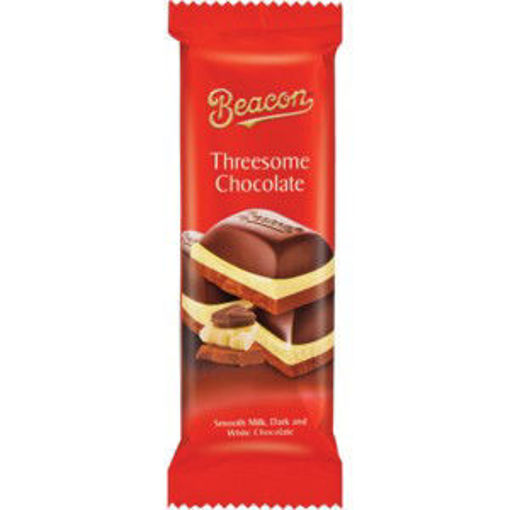 Beacon Choc Slab Threesome 1 x 80Gr