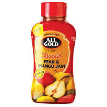 All Gold Jam Squeeze Pear Mango 1 x 460Gr