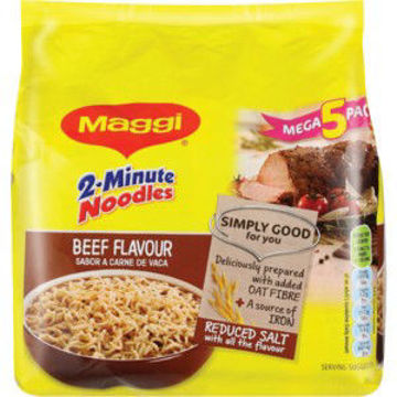 Maggi Pasta 2 Minute Nood Beef 1 x 5`s