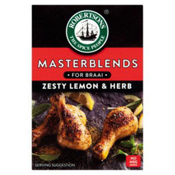 Robertsons Spice Refill Lemon & Herb Zest 1 x 60Gr