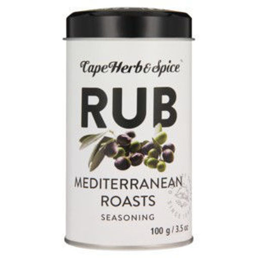 Cape Herb & Spice Spice Rub Tin Mediterranean Roast Rub 1 x 100Gr