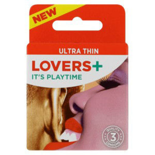Lovers Plus Condoms Ultra Thin 1 x 3`s