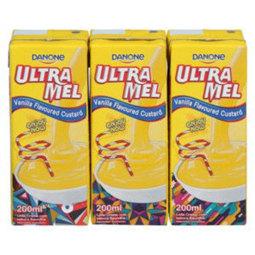 Ultra Mel Custard UHT Vanilla 3 x 200Ml