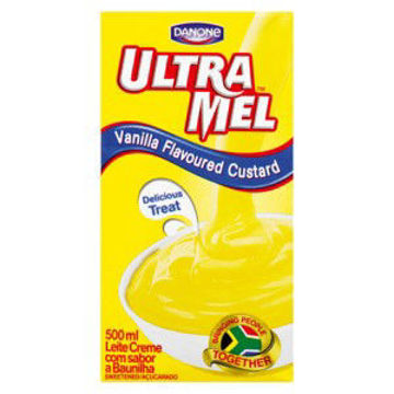 Ultra Mel Custard UHT Vanilla . 1 x 500Ml