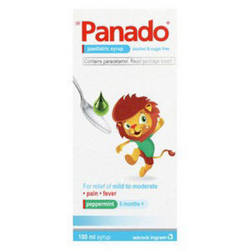 Panado Syrup Alco/sug Free 1 x 100Ml