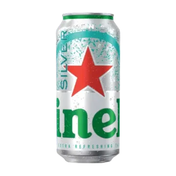 Picture of HEINEKEN DiscontinuedBeer Cans Silver 440Ml x 6