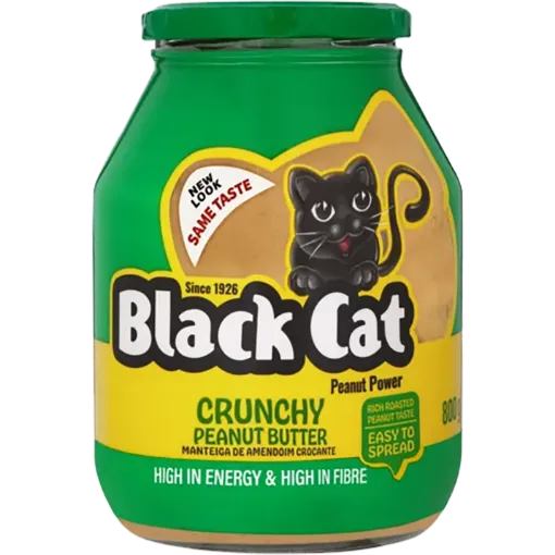 Picture of BLACK CAT Discontinued Peanut Butter Crunchy 800G