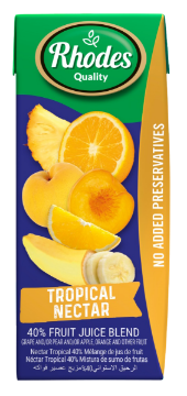Picture of RHODES Juice Fruit  Nectar Tropical 200Ml x 6