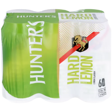 Picture of Hunters Cider Hard Lemon Can 440Ml x 6